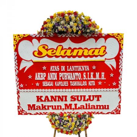 Karangan Bunga Ucapan Selamat